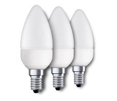 Eglo 10697 - SADA 3x LED Žiarovka E14/4W/230V 320lm sviečka 3000K