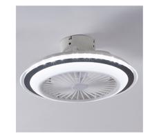 Eglo 35141-LED Stmievateľný stropný látor ALBUFEIRA 25,5W/230V biela/šedá +DO