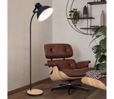 Eglo 44059 - Stojacia lampa LUBENHAM 1xE27/28W/230V - FSC certifikované