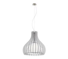 Eglo 61715 - Luster na lanku TINDORI 1xE27/60W/230V pr. 50 cm biela