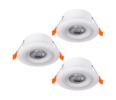 Eglo 900913 - SADA 3x LED Podhľadové svietidlo CALONGE 3xLED/4,8W/230V biela