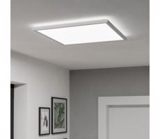 Eglo 901452 - LED Vonkajšie stropné svietidlo ROVITO 17W/230V 50x50 cm IP44 biela