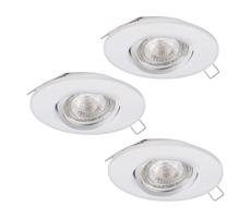 Eglo 95895 - SADA 3x LED podhľadové svietidlo PENETO 1 1xGU10-LED/3W/230V