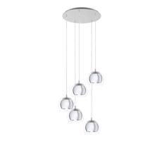 Eglo 98596 - Luster na lanku ROCAMAR 5xE27/28W/230V