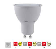 Eglo EGLO 11541 - LED Žiarovka stmievateľná GU10/5W/230V 3000K - STEPDIMMING teplá biela