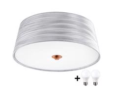 Eglo Eglo 32111- LED Stropné svietidlo FONSEA 1 2xE27/9W/230V strieborná/medená