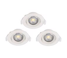 Eglo Eglo 32896 - SADA 3x Podhľadové svietidlo SARTIANO 1xLED/5W/230V