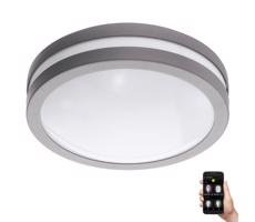 Eglo Eglo 33572 - LED Stmievateľné kúpeľňové svietidlo LOCANA-C 14W/230V IP44 strieborná