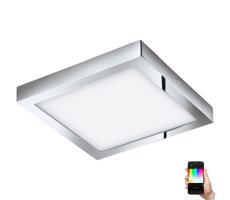 Eglo Eglo 33668-LED RGBW Stmievateľné kúpeľňové svietidlo FUEVA-C 21W/230V 30x30cm