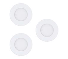 Eglo Eglo 78195 - SADA 3x LED Podhľadové svietidlo FUEVA LED/2,7W/230V