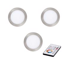 Eglo Eglo 78737 - SADA 3x LED Stmievateľné podhľadové svietidlo TINUS LED/17W/230V + DO