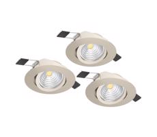 Eglo Eglo 900746 - SADA 3xLED Stmievateľné svietidlo SALICETO 3xLED/6W/230V chróm