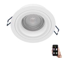 Eglo Eglo 900766 - LED RGBW Stmievateľné podhľadové svietidlo CAROSSO-Z 4,7W/230V biela