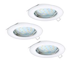 Eglo Eglo 94235 - SADA 3x LED Podhľadové svietidlo PENETO 3xGU10-LED/3W/230V