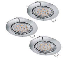 Eglo Eglo 94407 - SADA 3x LED Podhľadové svietidlo PENETO 3xGU10-LED/5W/230V