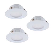 Eglo Eglo 95807 - SADA 3x LED podhľadové svietidlo PINEDA 1xLED/6W/230V