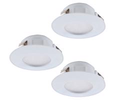 Eglo Eglo 95821- SADA 3x LED Kúpeľňové podhľadové svietidlo PINEDA 1xLED/6W/230V IP44