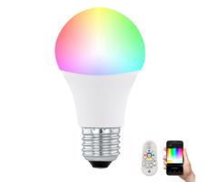 Eglo LED RGB Stmievateľná žiarovka CONNECT E27/9W + diaľkové ovládanie - Eglo 11585