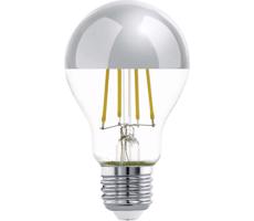 Eglo LED Žiarovka so zrkadlovým vrchlíkom A60 E27/7,3W/230V 2700K - Eglo 110029