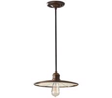 Elstead Feiss - Luster na lanku URBAN RENEWAL 1xE27/60W/230V bronz