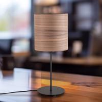 Envostar Dýhová stolová lampa orech Ø 20,5 cm