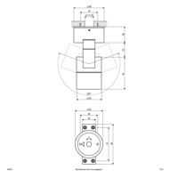 EVN 635015 bodové svetlá, IP54 okrúhle antracitová