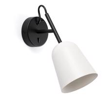 FARO Barcelona FARO 28258 - Nástenná lampa STUDIO 1xE14/8W/230V biela/čierna