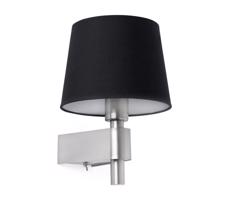 FARO Barcelona FARO 29975 - Nástenná lampa ROOM 1xE27/15W/230V čierna