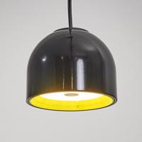 FLOS Wan S – čierna závesná lampa, malá