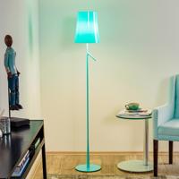 Foscarini Birdie LED Lettura stojaca akvamarín