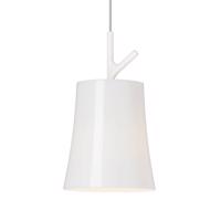 Foscarini Birdie piccola závesná lampa, biela