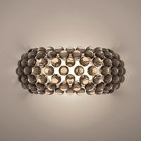 Foscarini Caboche Plus media R7s nástenné svietidlo sivé