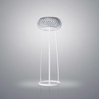 Foscarini Caboche Plus stojacia lampa 178cm transparentná