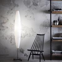 Foscarini Havana stojaca, stmievač, chróm/biela