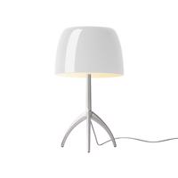 Foscarini Lumiere grande hliník/biela stmievateľná