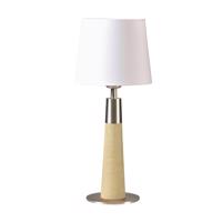 HerzBlut Conico stolná lampa biela dub 44 cm