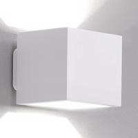 ICONE Cubò LED nástenné svietidlo, 10 W, biele