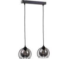 Keter Lighting Luster na lanku SOLO BLACK 2xE27/60W/230V