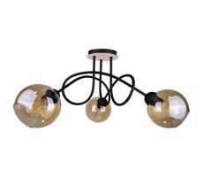 Keter Lighting Prisadený luster VENUS WOOD 3xE27/60W/230V