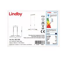 Lampenwelt Lindby - LED Stmievateľný luster na lanku JUDIE 2xLED/11,5W/230V