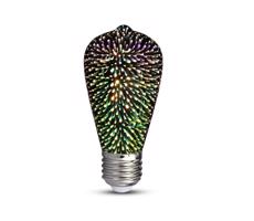 LED 3D Dekoračná žiarovka FILAMENT ST64 E27/3W/230V 3000K