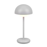 LED lampa Elliot, IP44, batéria, stmievač, sivá