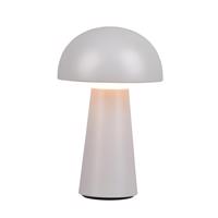 LED lampa Lennon IP44, batéria, stmievač, sivá