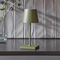 LED lampa Nuindie mini s batériou 25 cm zelená