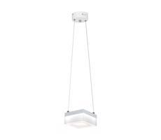 LED Luster na lanku CUBO LED/12W/230V štvorec