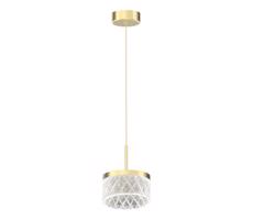 LED Luster na lanku ELEGANCE LED/9W/230V pr. 15 cm zlatá