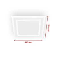 LED panel Framelight Remote biely CCT RGB 45x45cm