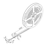 LED pásik Basic-Tape F, IP54, 3 000K, dĺžka 500 cm