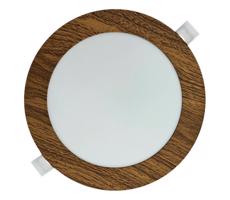 LED Podhľadové svietidlo CIRCLE LED/12W/230V 4200K pr. 16,7 cm hnedá