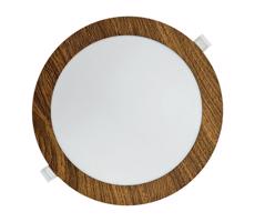 LED Podhľadové svietidlo CIRCLE LED/18W/230V 4200K 22 cm hnedá